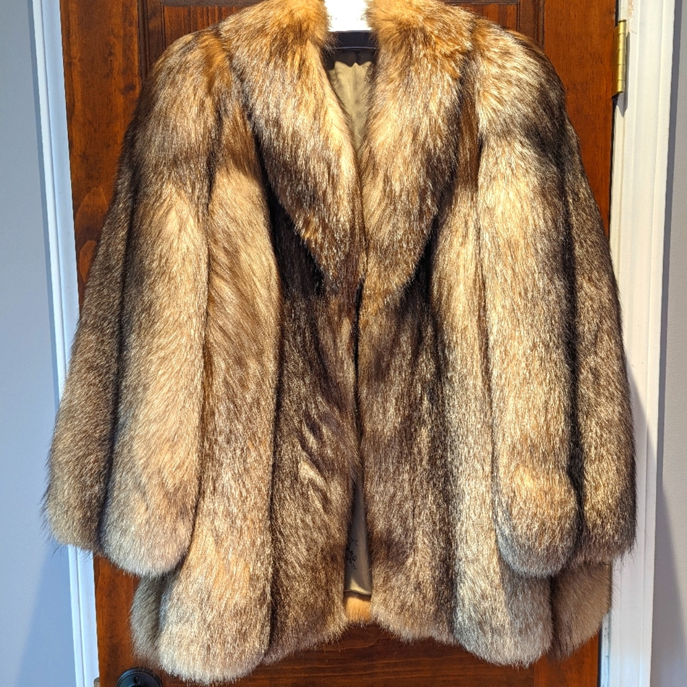 Alaskan Crystal Fox Fur Coat